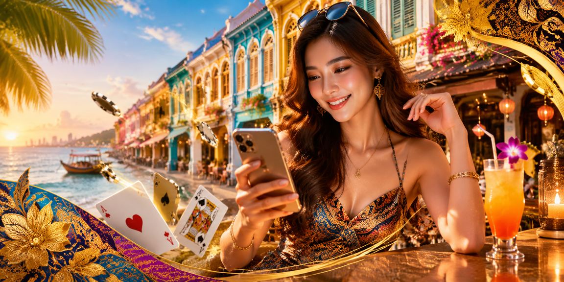 Permainan kad poker bergaya batik di Penang platform 1050